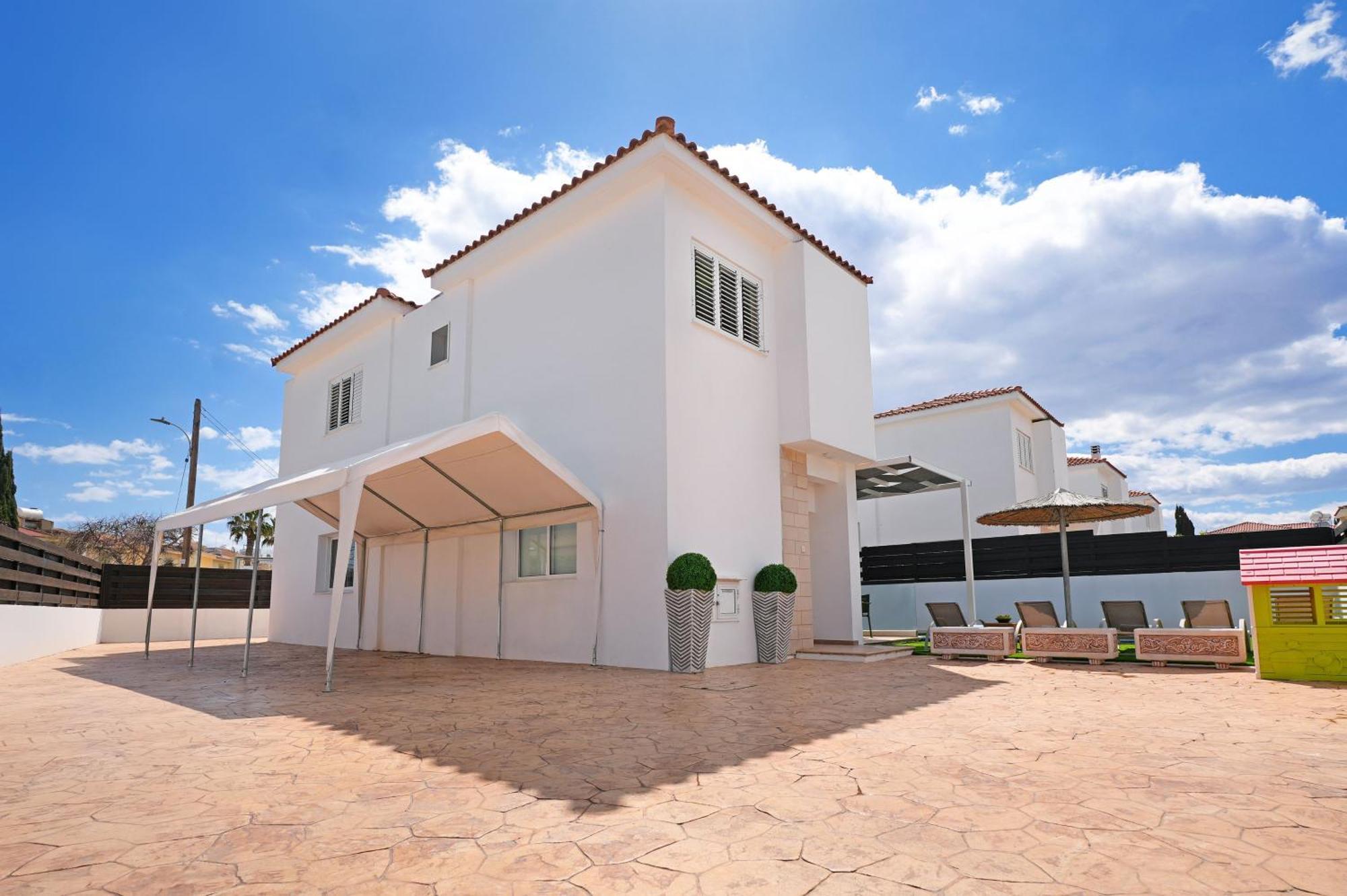 Villa White Star - 100M From Serena Beach Protaras Luaran gambar